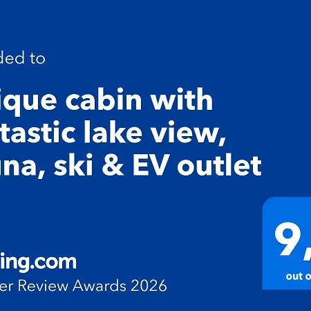 Unique With Fantastic View, Sauna, & Ev Outlet * Svingvoll